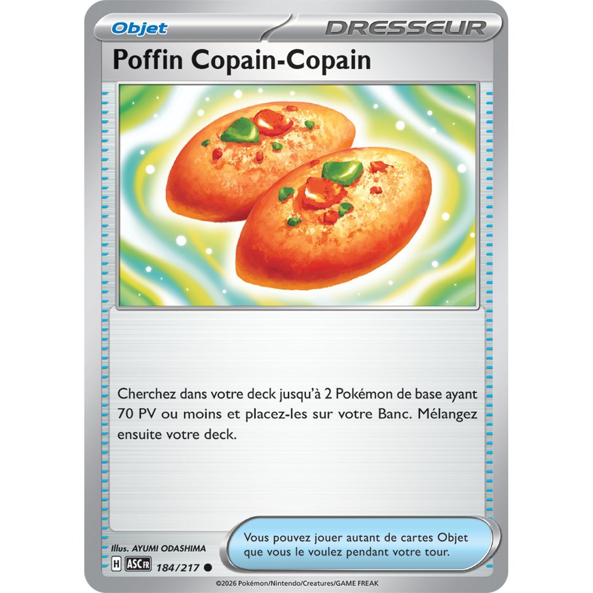 Poffin Buddy – Gewöhnlich 184/217 – ME02.5 – Pokémon – Mega Evolution Transcendent Heroes