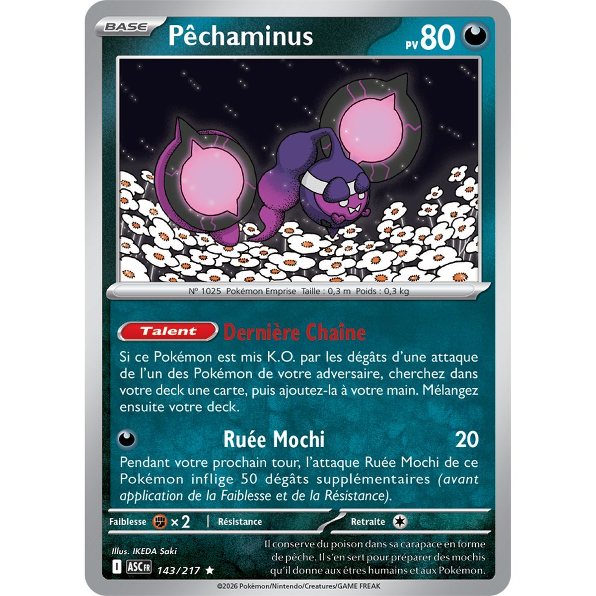 Pechaminus – Reverse 143/217 – ME02.5 – Pokémon – Mega Evolution Transcendent Heroes