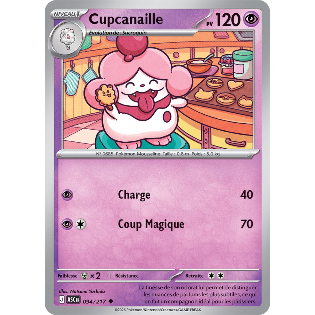 Cupcanaille - Reverse 94/217 - ME02.5 - Pokémon - Mega Evolution Transcendent Heroes