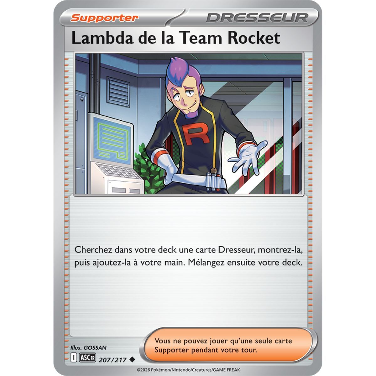 Team Rocket Lambda - Reverse 207/217 - ME02.5 - Pokémon - Mega Evolution Transcendent Heroes