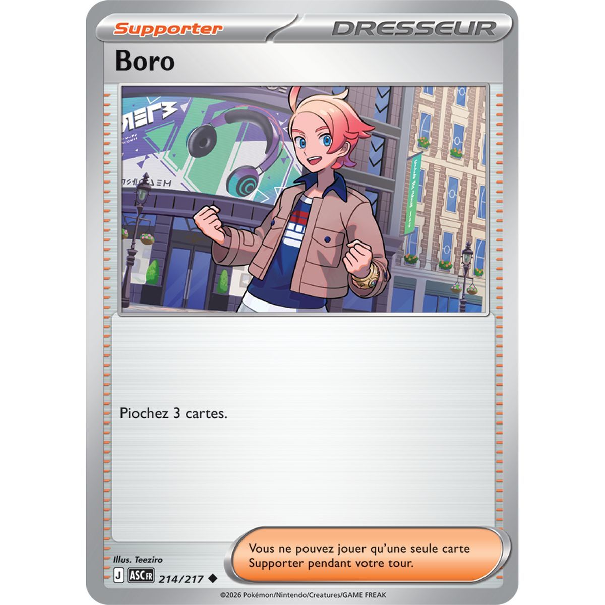 Boro - Reverse 214/217 - ME02.5 - Pokémon - Mega Evolution Transcendent Heroes