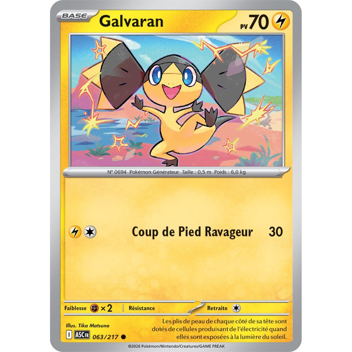 Galvaran - Reverse 63/217 - ME02.5 - Pokémon - Mega Evolution Transcendent Heroes