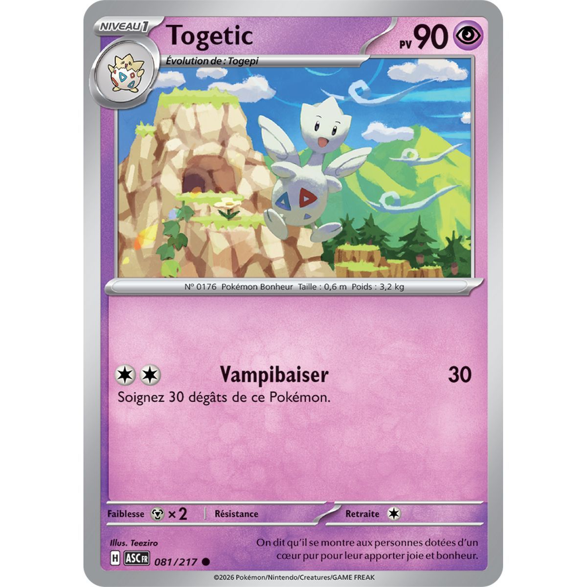 Togetic - Reverse 81/217 - ME02.5 - Pokémon - Mega Evolution Transcendent Heroes