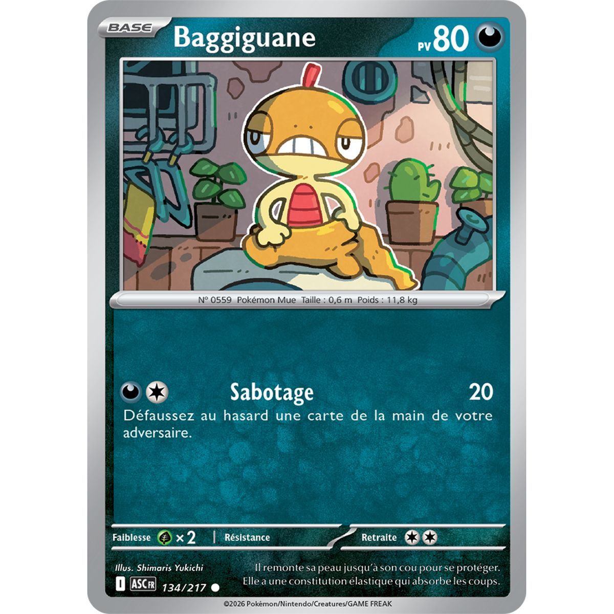 Scraggy - Reverse 134/217 - ME02.5 - Pokémon - Mega Evolution Transcendent Heroes
