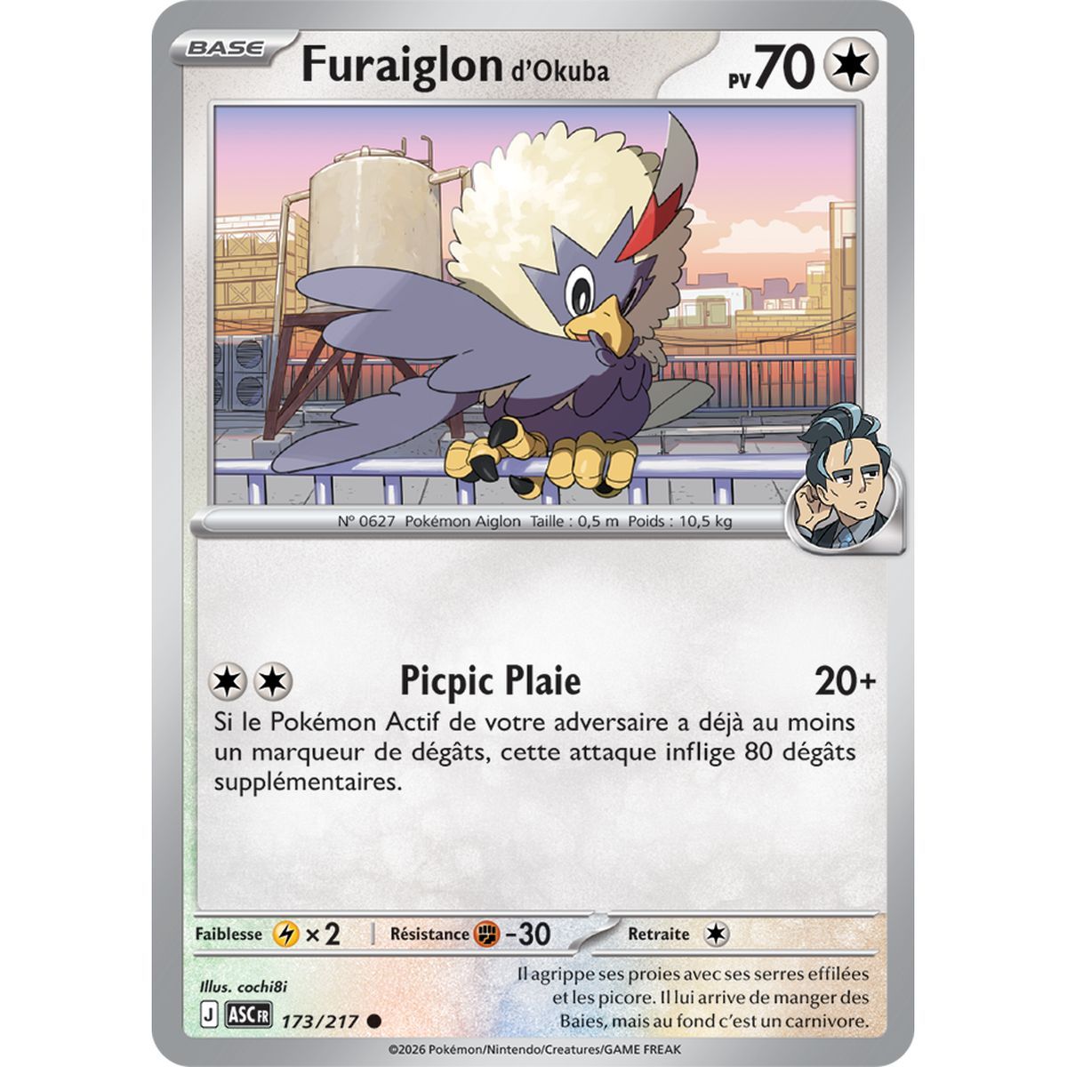 Okubas Furaiglon - Reverse 173/217 - ME02.5 - Pokémon - Mega Evolution Transcendent Heroes