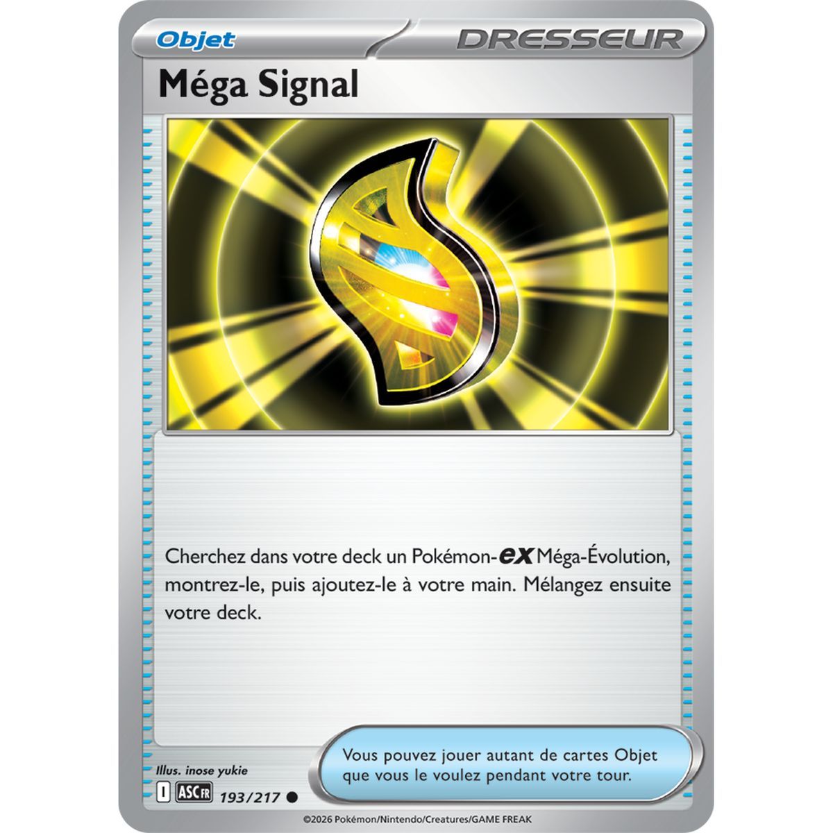 Mega-Signal – Rückwärts 193/217 – ME02.5 – Pokémon – Mega-Entwicklung: Transzendente Helden