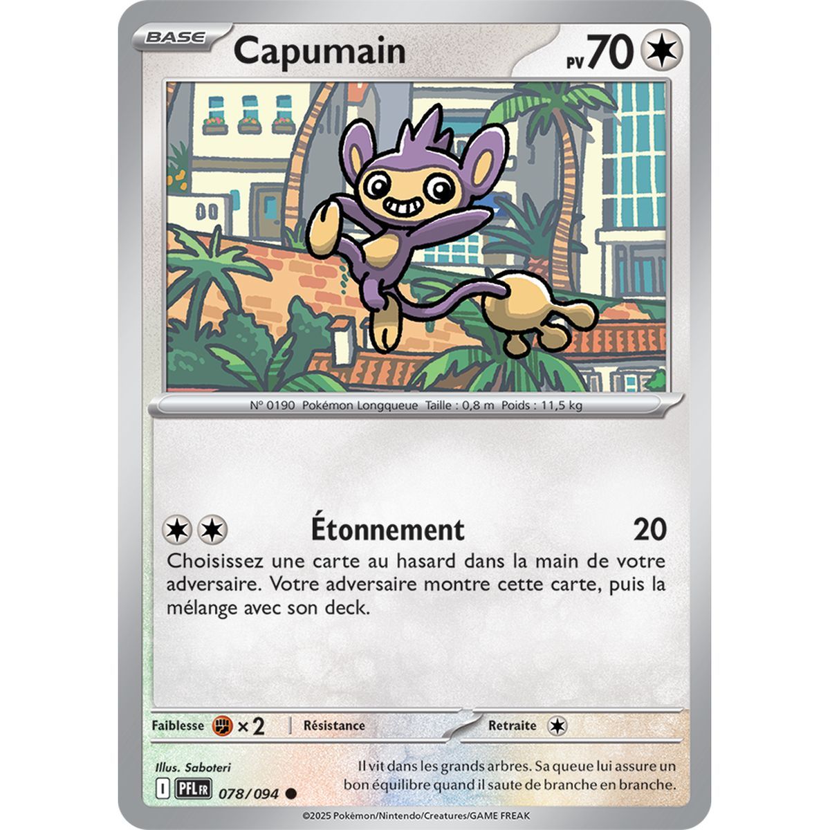 Aipom - Reverse Holo 78/94 - Mega-Entwicklung 2 Phantasmagorische Flammen