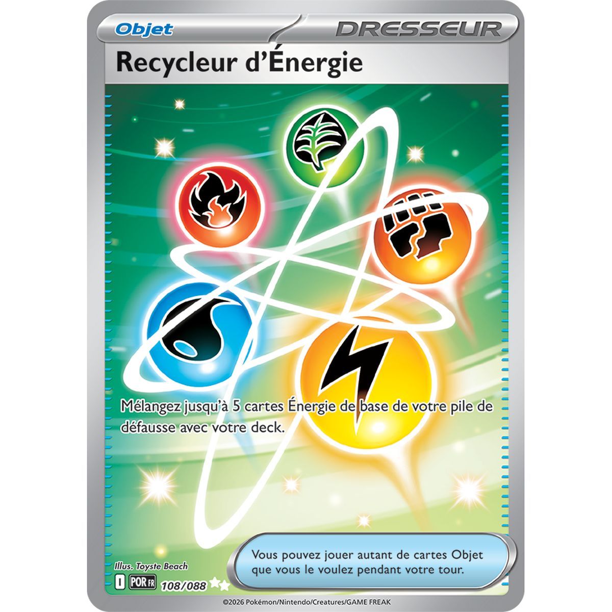 Energierecycler – Ultra Rare 108/88 – ME03 – Pokémon – Mega-Entwicklung – Perfekte Balance