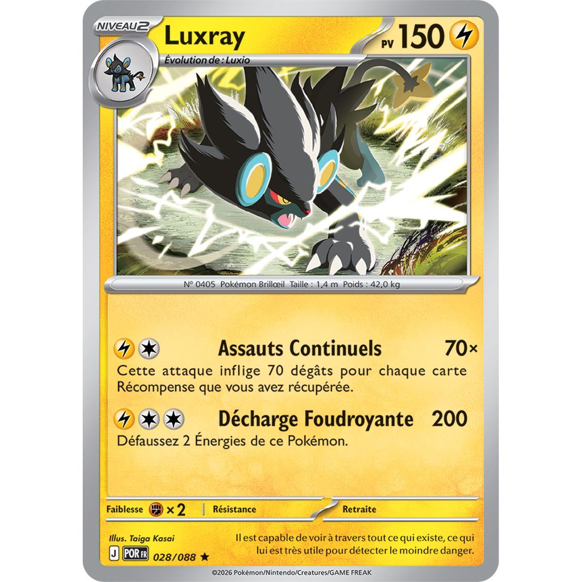 Luxray – Reverse 28/88 – ME03 – Pokémon – Mega-Entwicklung: Perfekte Balance