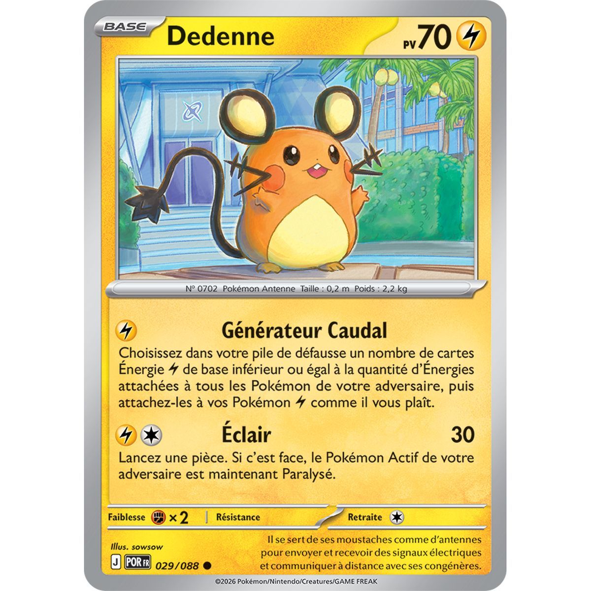 Dedenne – Reverse 29/88 – ME03 – Pokémon – Mega-Entwicklung: Perfekte Balance