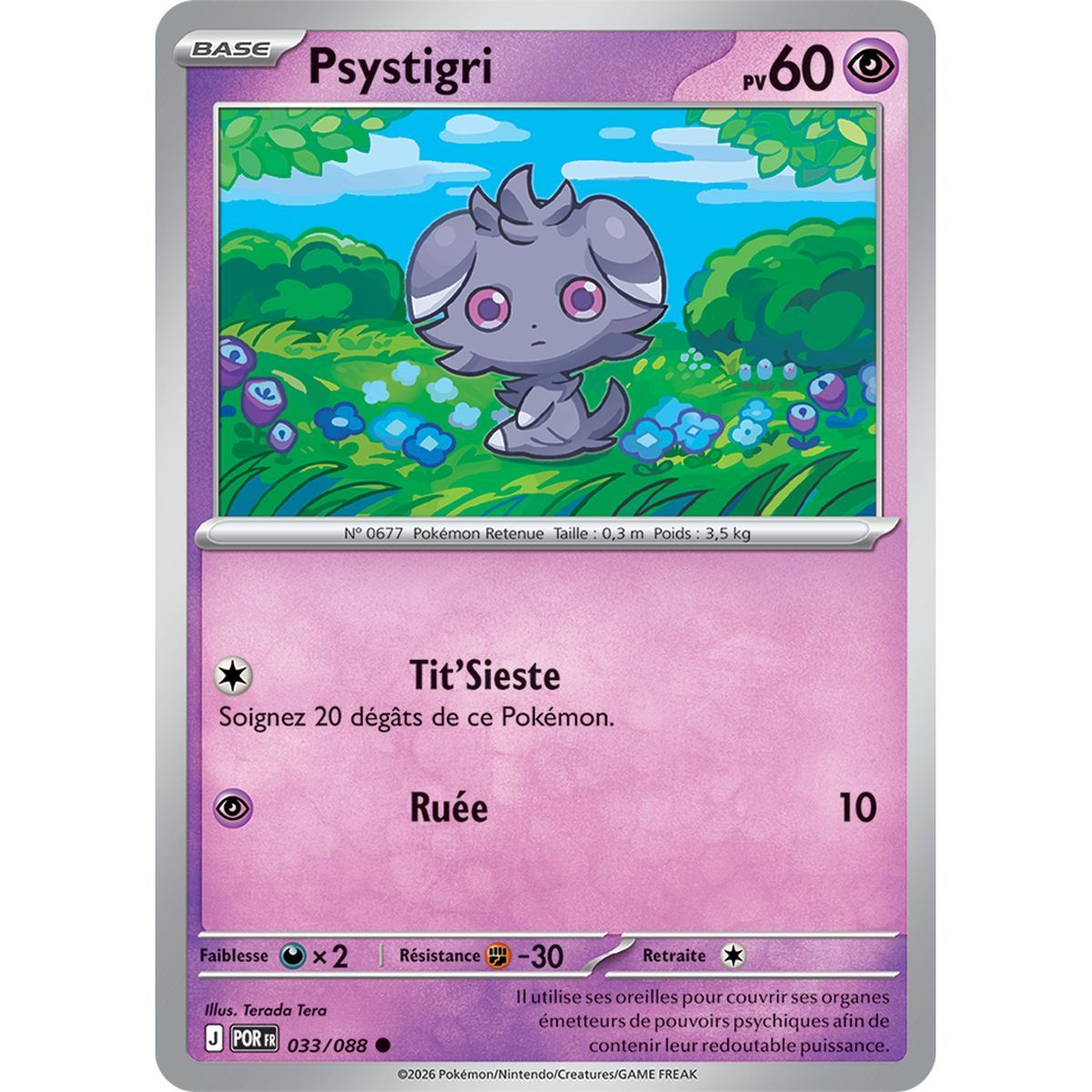 Psystigri – Reverse 33/88 – ME03 – Pokémon – Mega-Entwicklung: Perfekte Balance