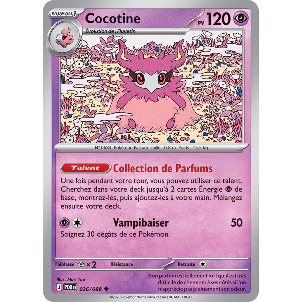 Cocotine – Ungewöhnlich 36/88 – ME03 – Pokémon – Mega Evolution Perfekte Balance