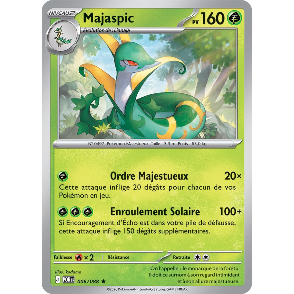 Serperior – Holo Rare 6/88 – ME03 – Pokémon – Mega-Entwicklung „Perfect Balance“