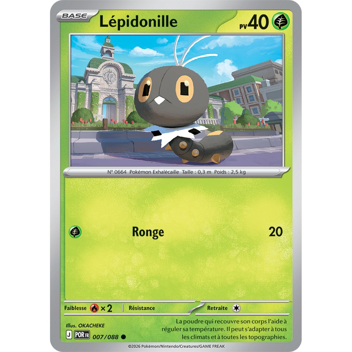 Lepidonilla – Häufig 7/88 – ME03 – Pokémon – Mega-Entwicklung „Perfekte Balance“