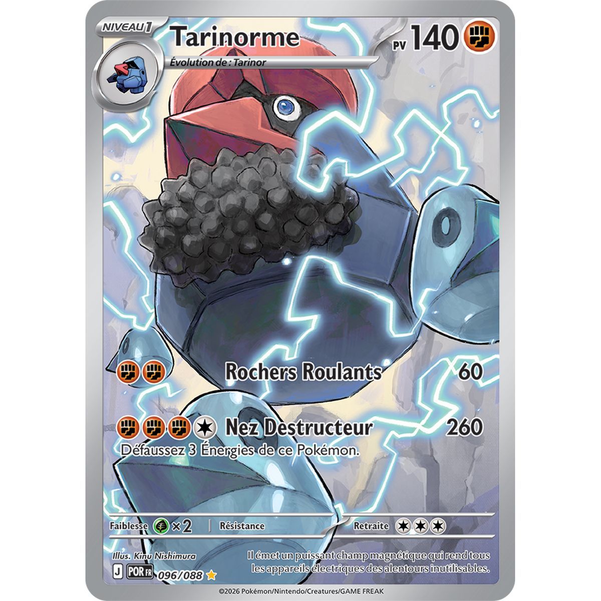 Tarinorme – Seltene Illustration 96/88 – ME03 – Pokémon – Perfect Balance Mega Evolution