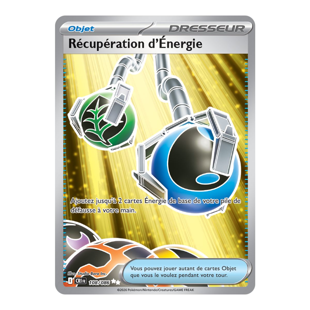 Energiewiederherstellung - Ultra Rare 108/86 - ME04 - Pokémon - Mega-Entwicklung Chaos Rising