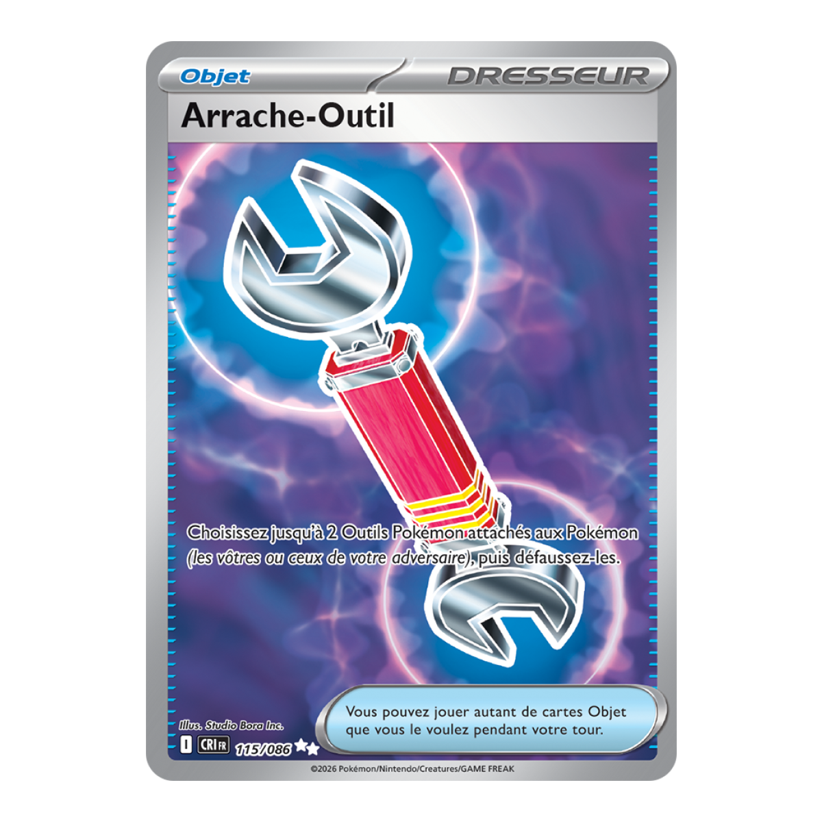Werkzeugzieher - Ultra Rare 115/86 - ME04 - Pokémon - Mega Evolution Chaos Rising