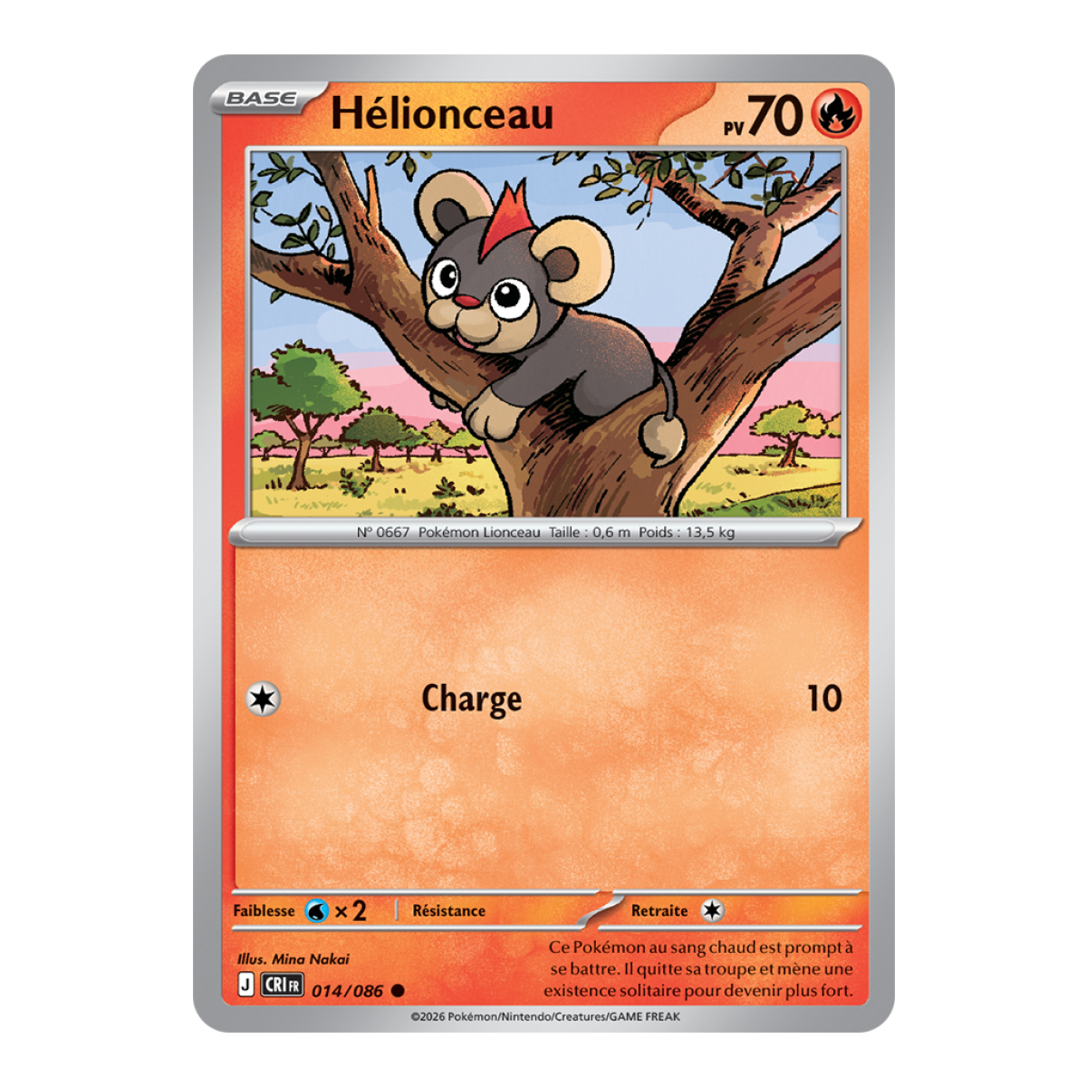Litleo - Häufig 14/86 - ME04 - Pokémon - Mega-Entwicklung Chaos Rising