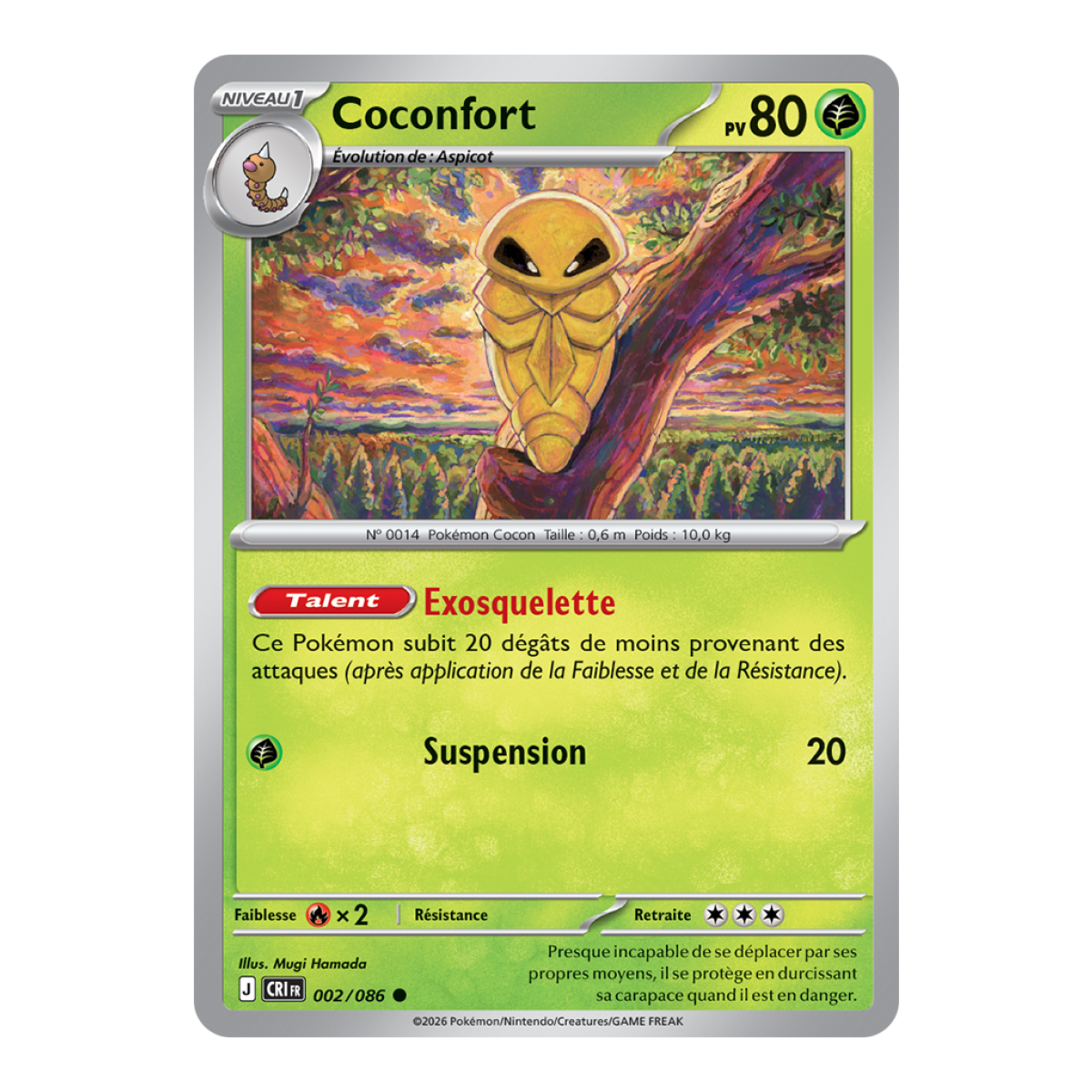 Coconfort - Häufig 2/86 - ME04 - Pokémon - Mega-Entwicklung Chaos Rising