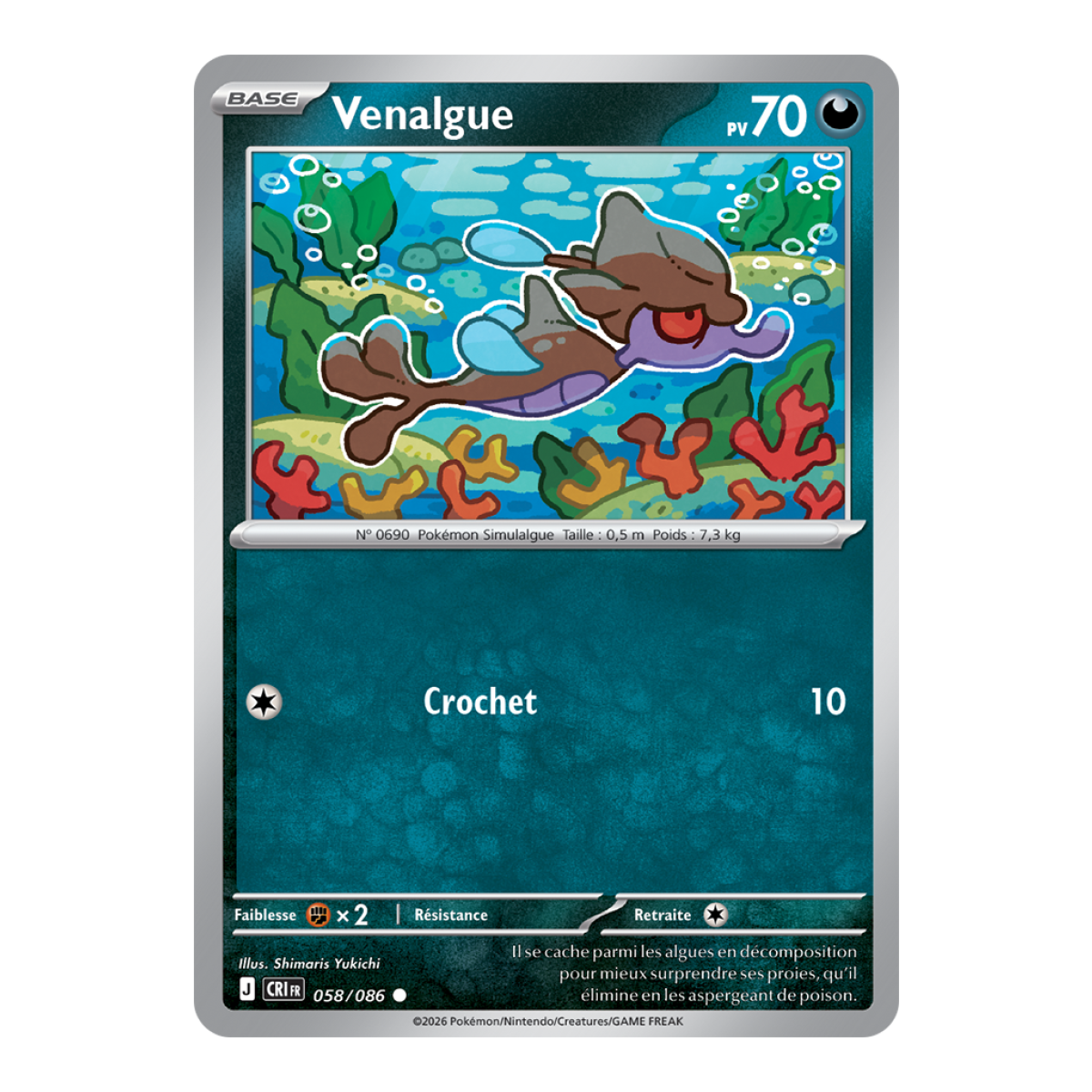 Venalgue - Häufig 58/86 - ME04 - Pokémon - Mega-Entwicklung Chaos Rising