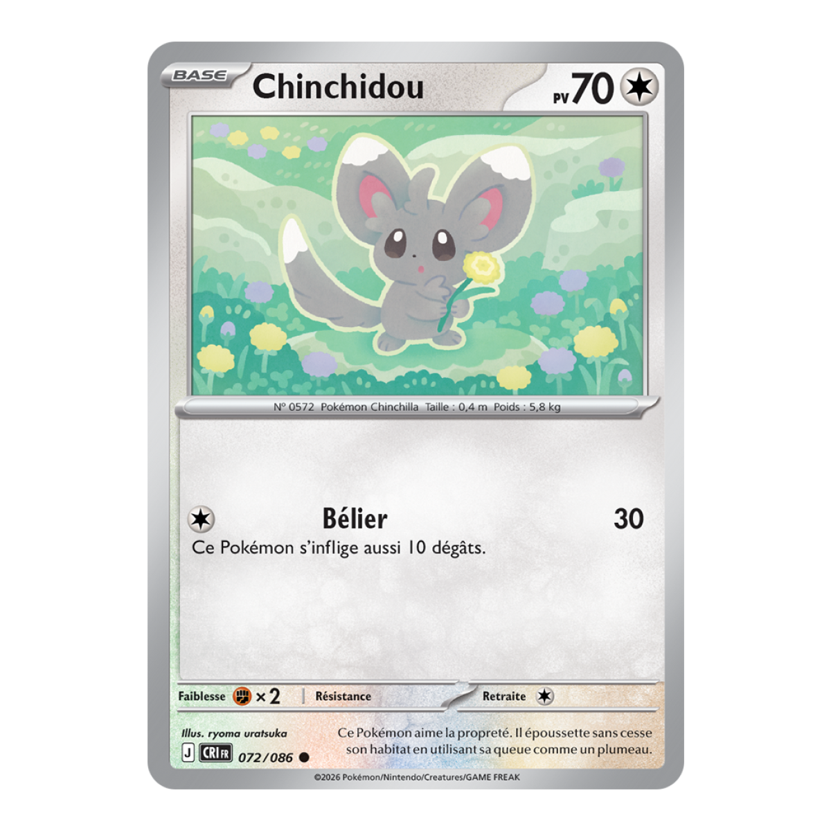 Chinchidou - Häufig 72/86 - ME04 - Pokémon - Mega-Entwicklung Chaos Rising