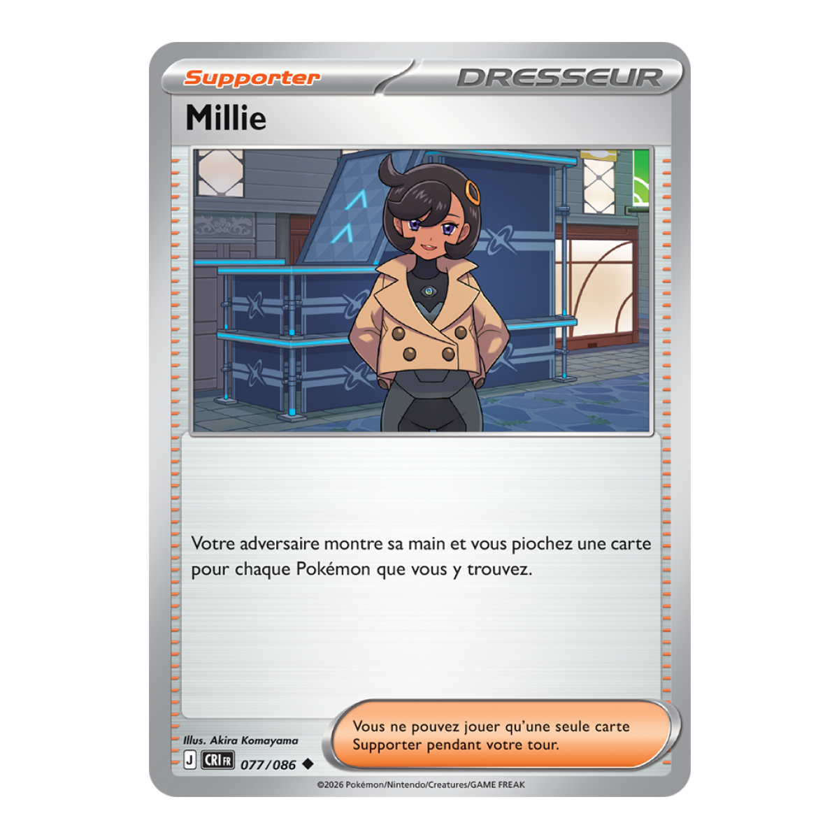 Millie – Ungewöhnlich 77/86 – ME04 – Pokémon – Mega-Entwicklung Chaos Rising