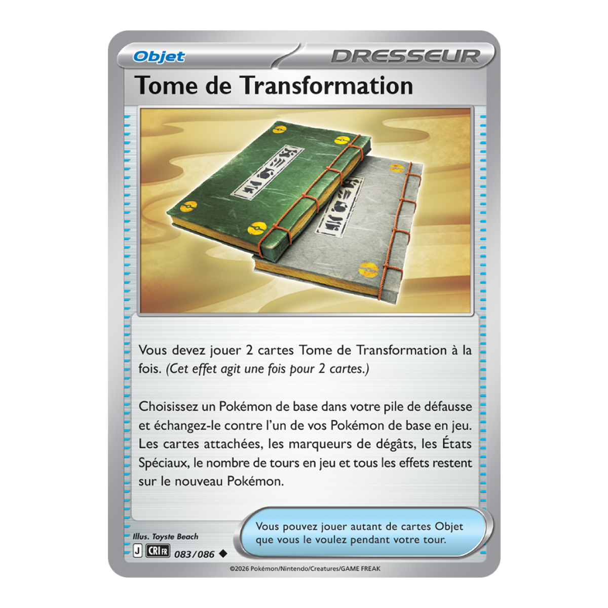 Transformationsbuch - Reverse 83/86 - ME04 - Pokémon - Mega-Entwicklung Chaos Rising