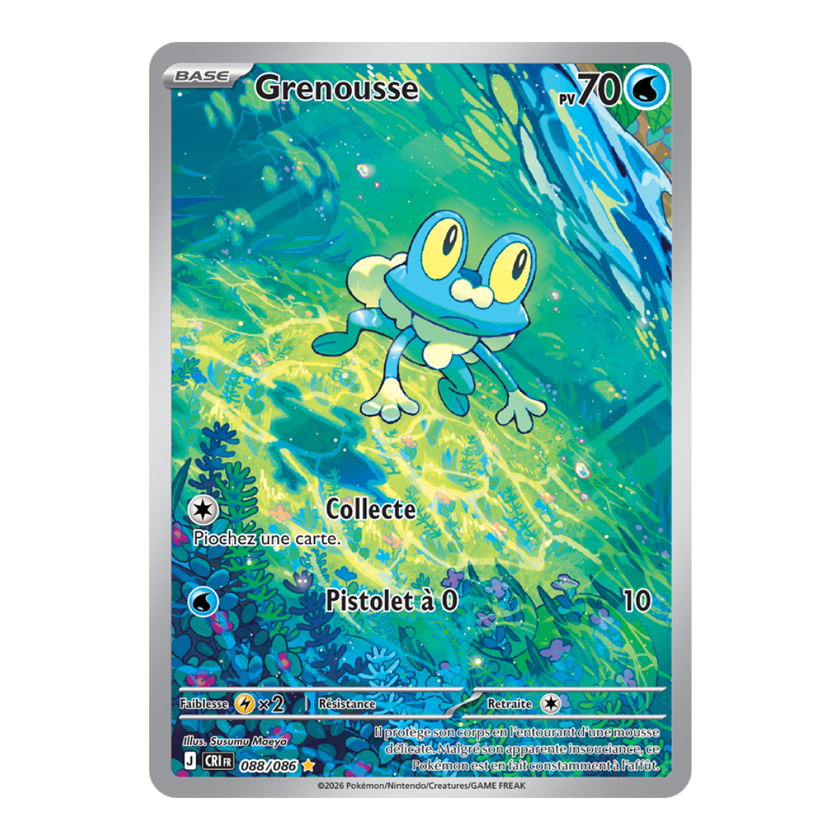 Froakie - Seltene Illustration 88/86 - ME04 - Pokémon - Mega-Entwicklung Chaos Rising