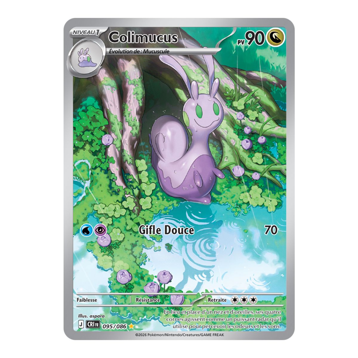 Colimucus – Seltene Illustration 95/86 – ME04 – Pokémon – Mega Evolution Chaos Rising