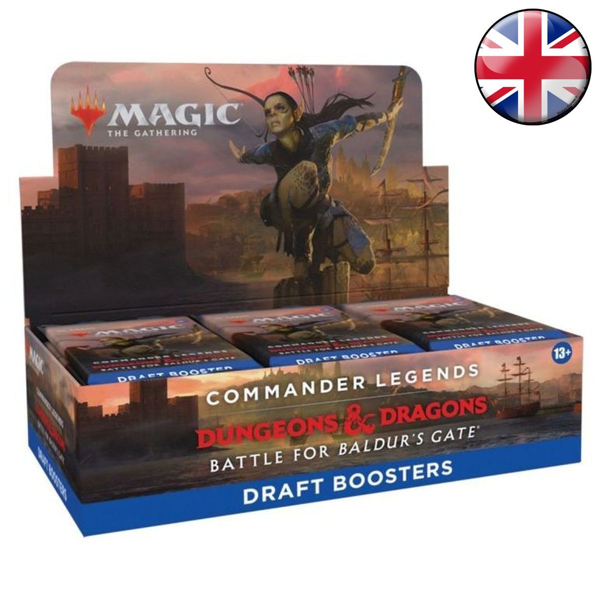 Item MTG – Booster Box – Draft – Commander Legends: Dungeons & Dragons: The Battle of Baldur’s Gate – DE