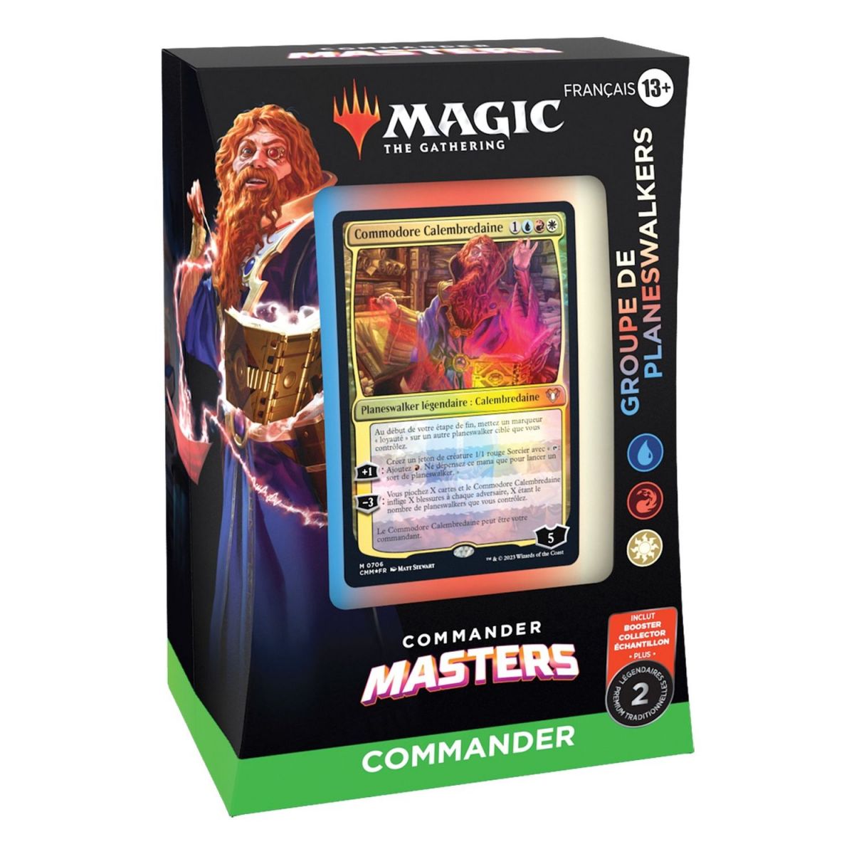 Item MTG – Commander Deck – Commander Masters – Planeswalker Group – FR