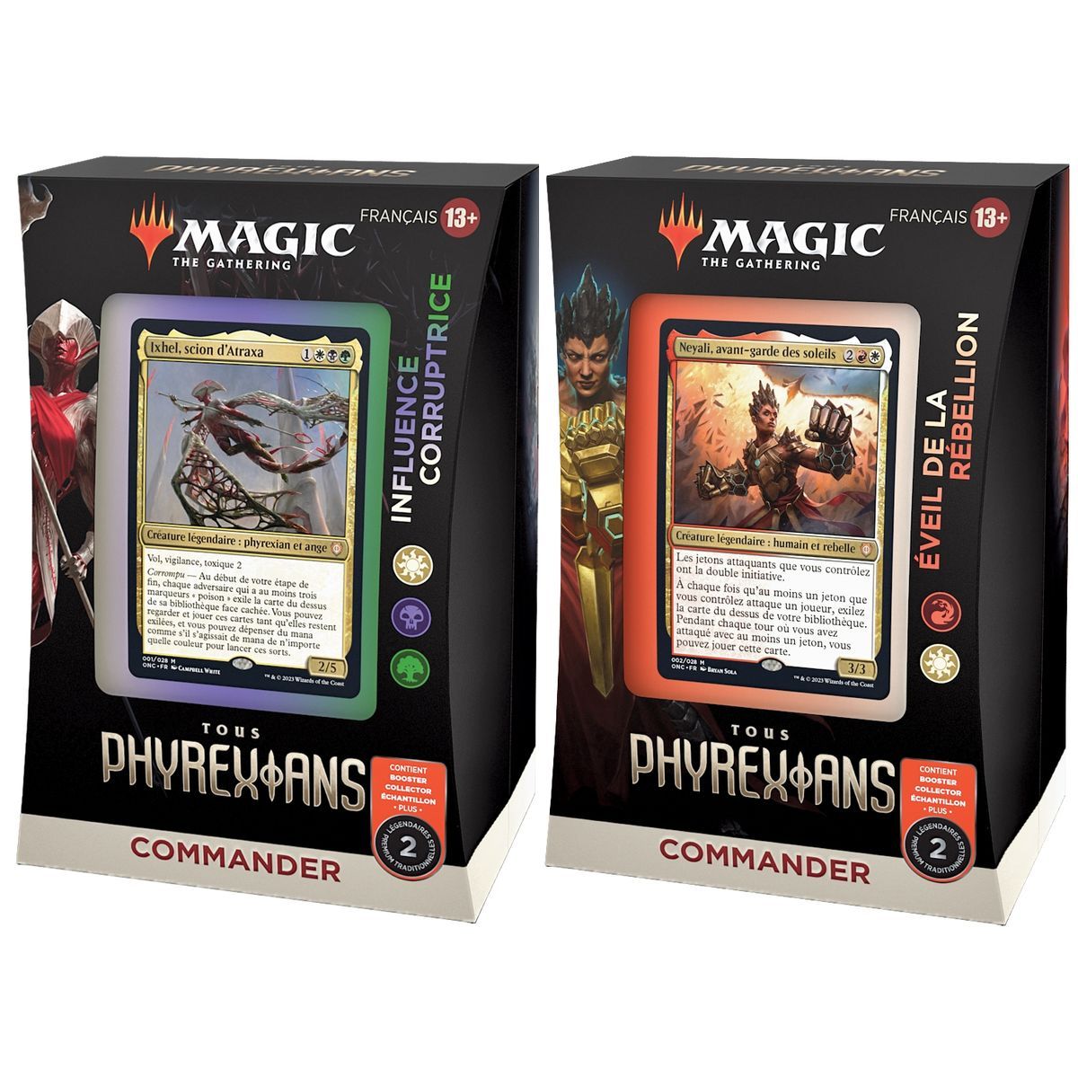 Item MTG – Lot von 2 Deck Commandern – Alle Phyrexianer – FR