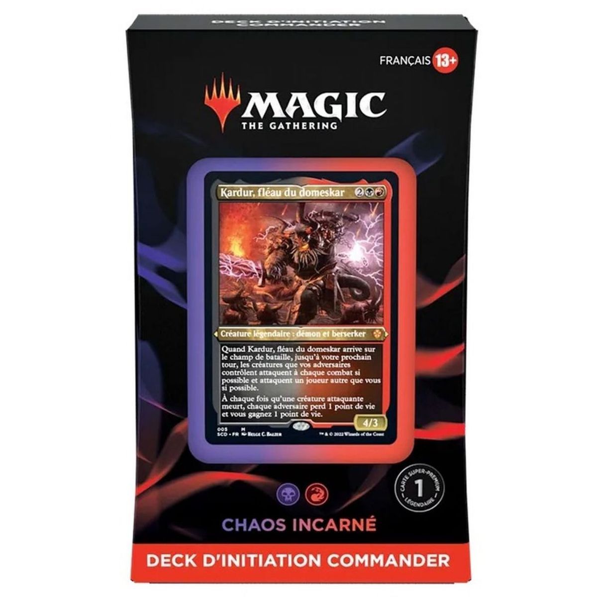 Item MTG – Starter Commander 2022 – Evergreen – Chaos Incarnate – FR