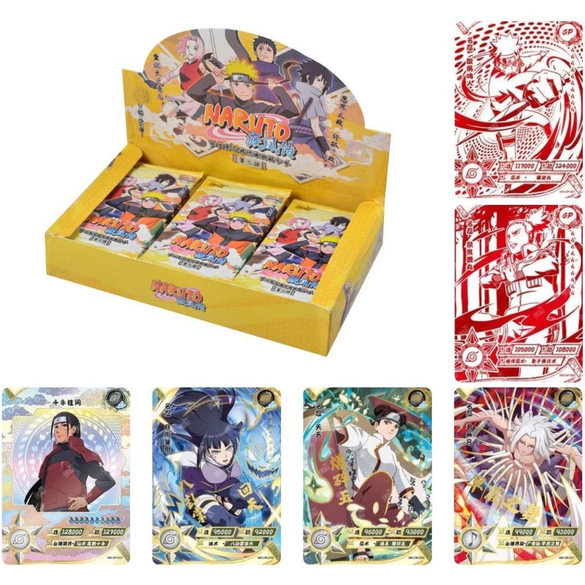 Kayou 110 – Naruto – Box mit 36 Boostern – T1W2 Naruto Shippuden TIER 1 WAVE 2 – CHN