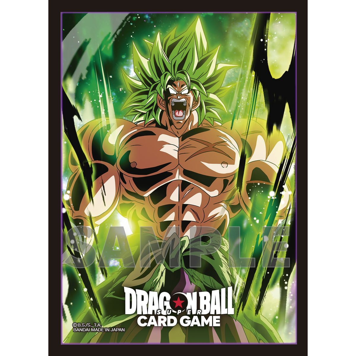 Offizielles Kartenetui und Kartenhülle – Broly Set 04 – Dragon Ball Super CG Fusion World