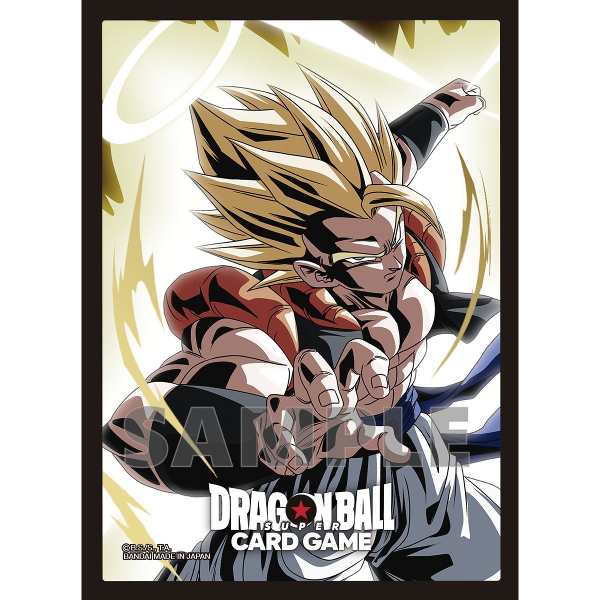 Offizielles Kartenetui und Kartenhülle – Gogeta Set 03 – Dragon Ball Super CG Fusion World