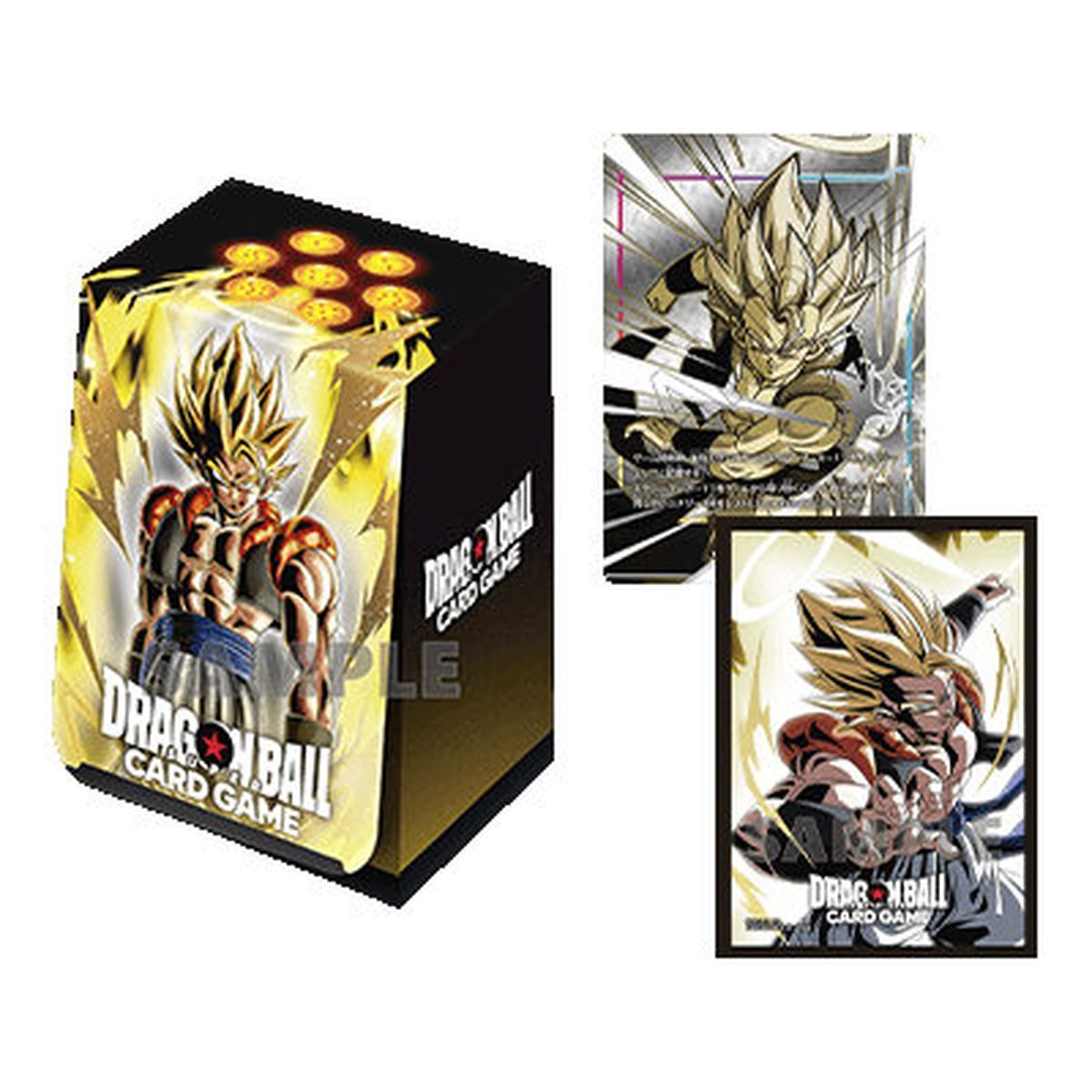 Offizielles Kartenetui und Kartenhülle – Gogeta Set 03 – Dragon Ball Super CG Fusion World