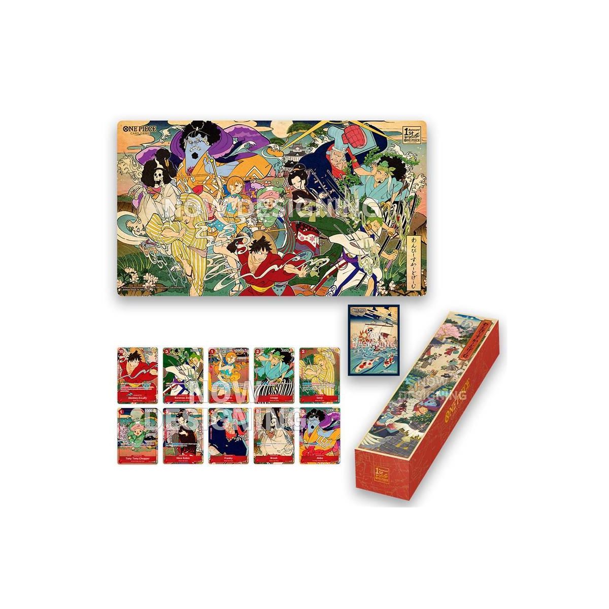 Item One Piece-Kartenspiel – Box-Set – Bundle: 1. Jahrestag – Englisch