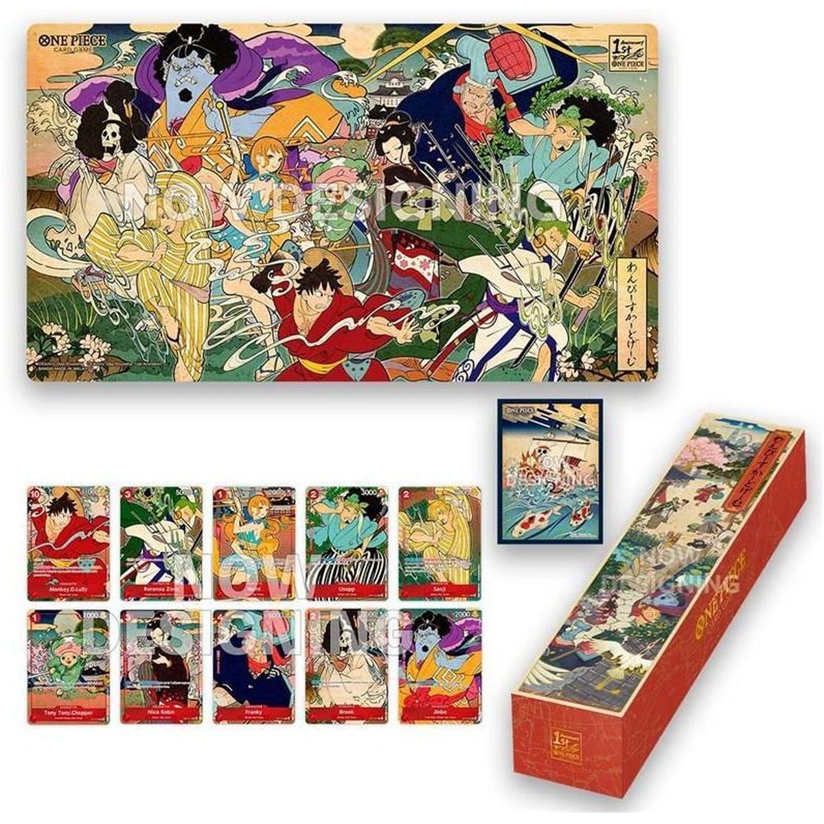 Item One Piece-Kartenspiel – Box-Set – Bundle: 1. Jahrestag – Englisch