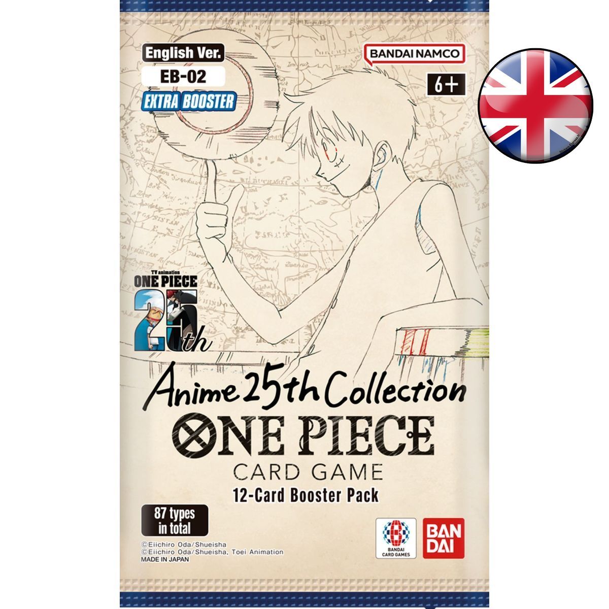 Item One Piece CG – Extra Booster – Anime 25. Kollektion – EB-02 – EB02 – EN