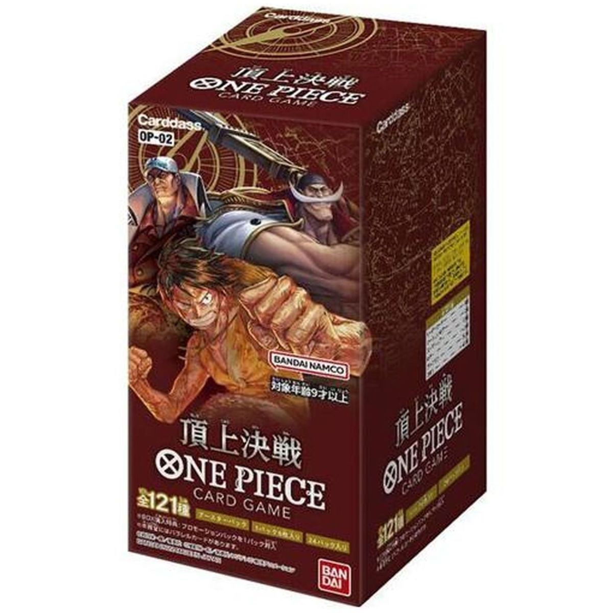 One Piece CG – Display – Box mit 24 Boostern – Paramount War – OP-02 – JP