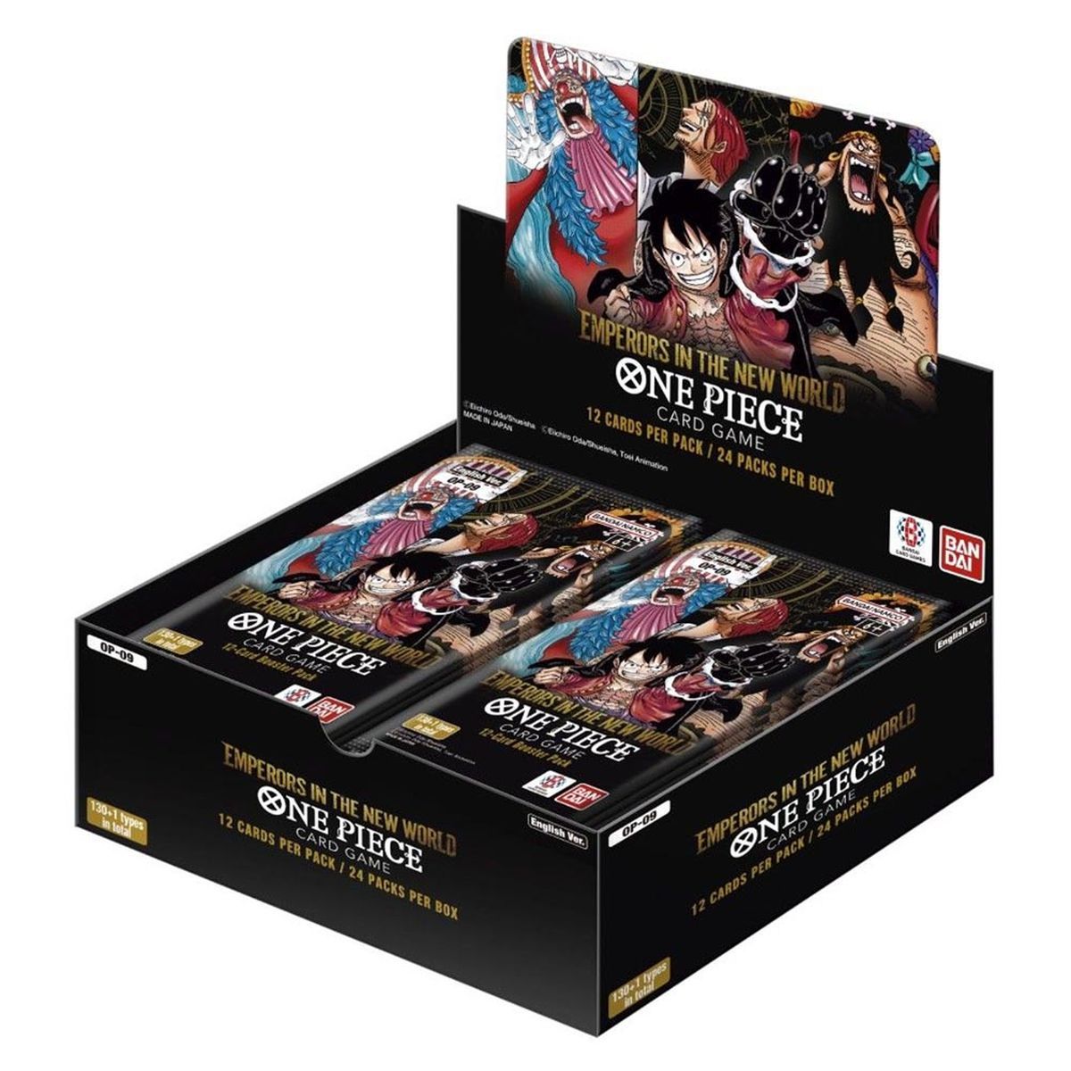 One Piece – Lot mit 12 Displays – Kaiser in der Neuen Welt – OP-09 – DE