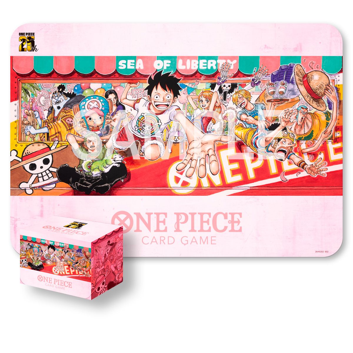 Item One Piece – Spielmatte und Kartenetui – Set 25. Edition
