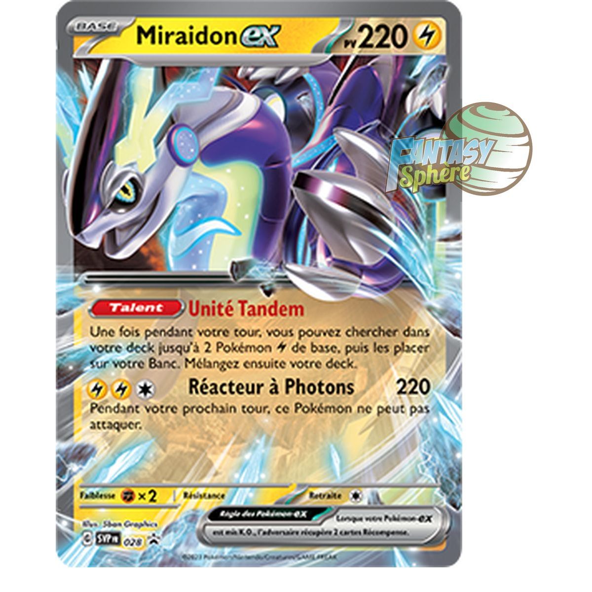 Item Miraidon EX – Promo P_SVP028 – Promos