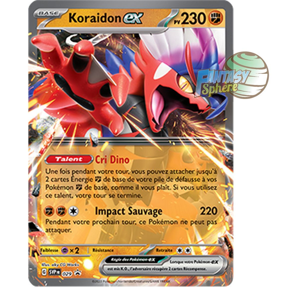 Item Koraidon EX – Promo P_SVP029 – Promos