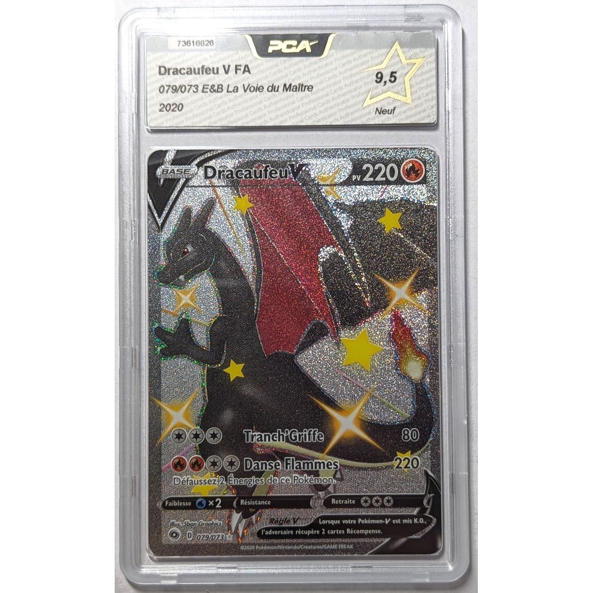 Item [PCA 9.5 - Neu] - Bewertete Karte - Glurak V FA 079/073 - E&B Champion's Path - 2020 - Pokémon - Französisch