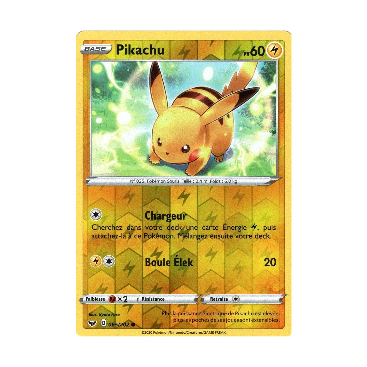 Item Pikachu – Reverse 65/202_R – Schwert und Schild 1