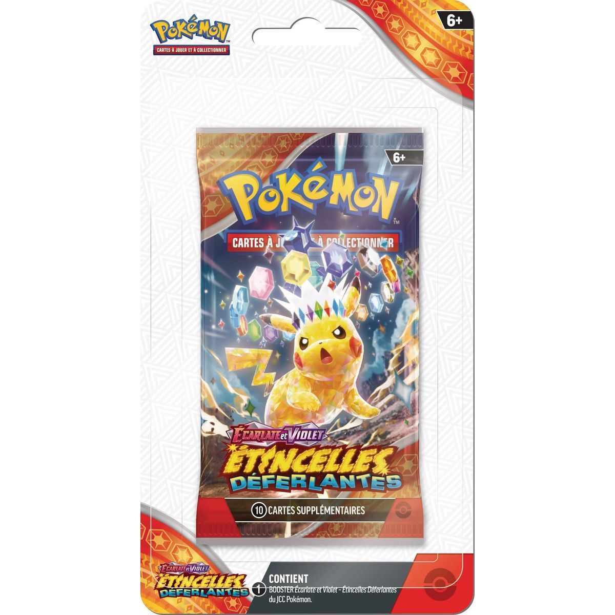 Pokémon – Booster-Blister – Scharlachrot und Violett – Surging Sparks [EV08 – SV08] – FR