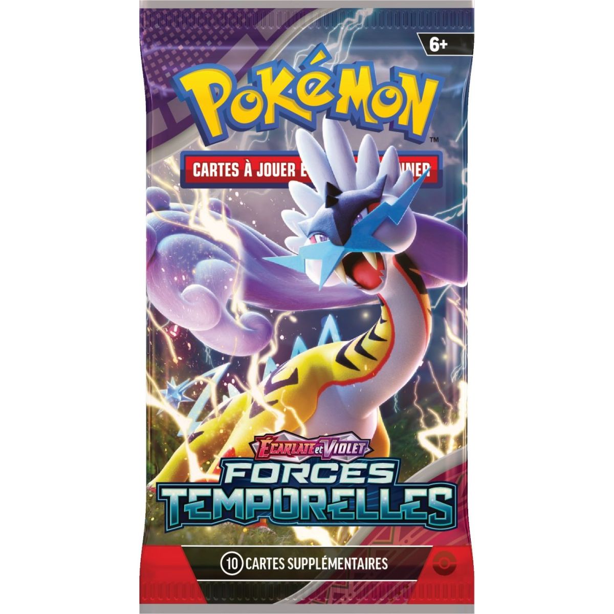 Pokémon – Box mit 6 Booster-Boxen – Scarlet und Violet: Temporal Forces [EV05] [SV5] – FR