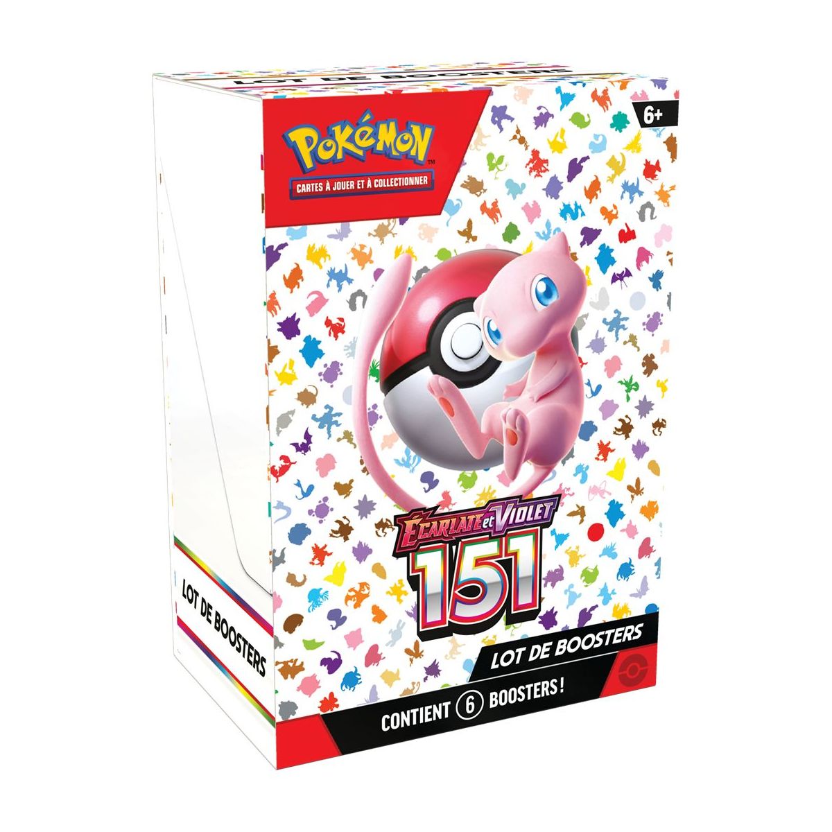 Pokémon – Bundle-Box mit 6 Boostern – Scharlachrot und Lila – 151 – [SV03.5 – EV03.5] – FR